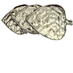 Vintage Equus Three Silver Leaf-Shaped Buckle Belt Cabin girl style